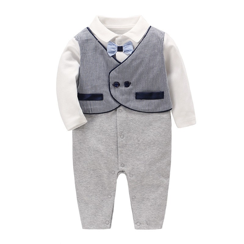 Body cotton trẻ em nam lịch lãm