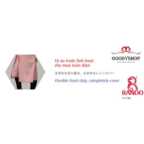 Áo mưa Rando Bosur “Che mưa linh hoạt” APPS-20 Duyên dáng hơn khi đi trong mưa-GOODYSHOP