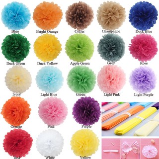 1 Cái / 15cm Khăn Giấy Pom Poms Bóng Hoa Cho Tiệc Cưới Trang Trí Lễ Hội Sinh Nhật