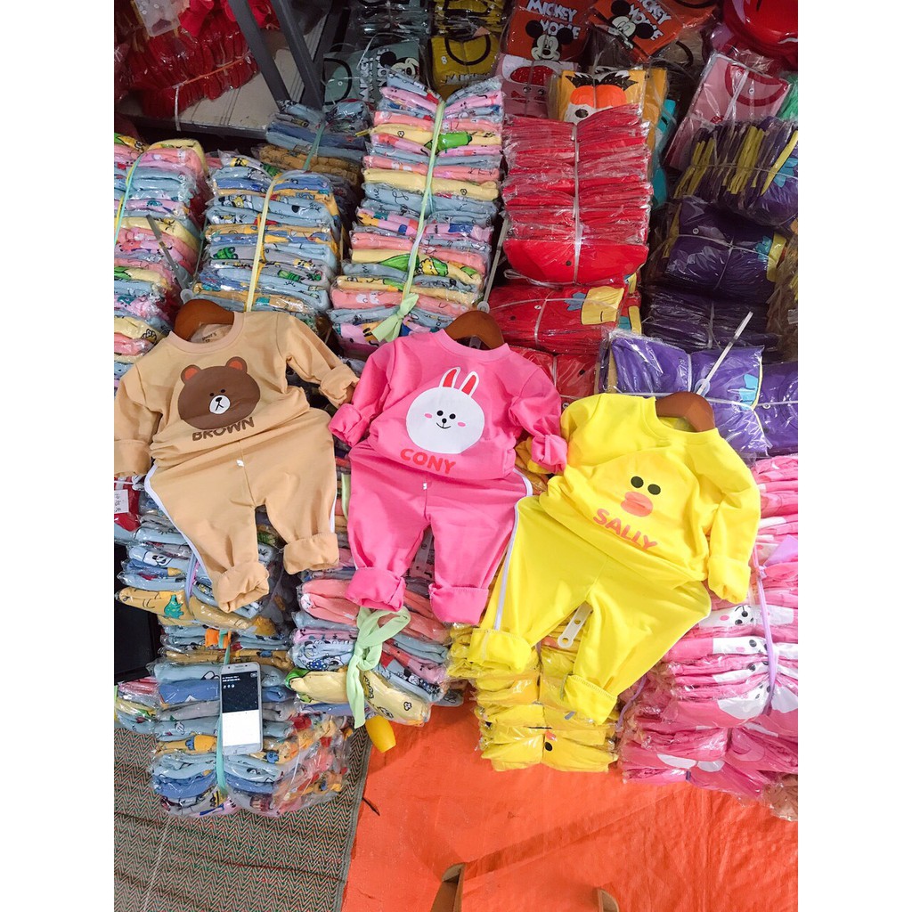 Bộ Dài Tay Cho Bé Gái