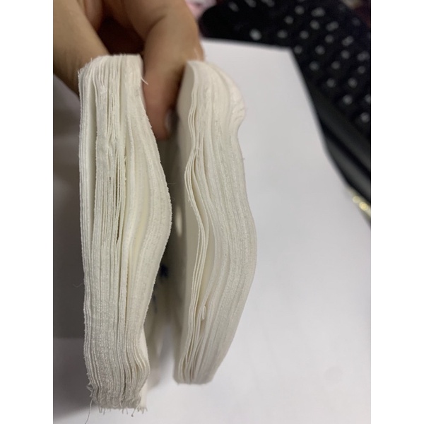 2 BÁNH VẢI TRẮNG ĐÀI LOAN 120 X 30 lớp vải