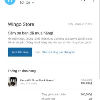 [PASS LẠI] Vans old skool black gum real