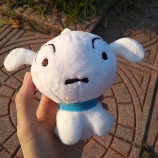 (Đã xử lý) Móc khoá chó bông Bạch Tuyết Shin - Cậu bé bút chì