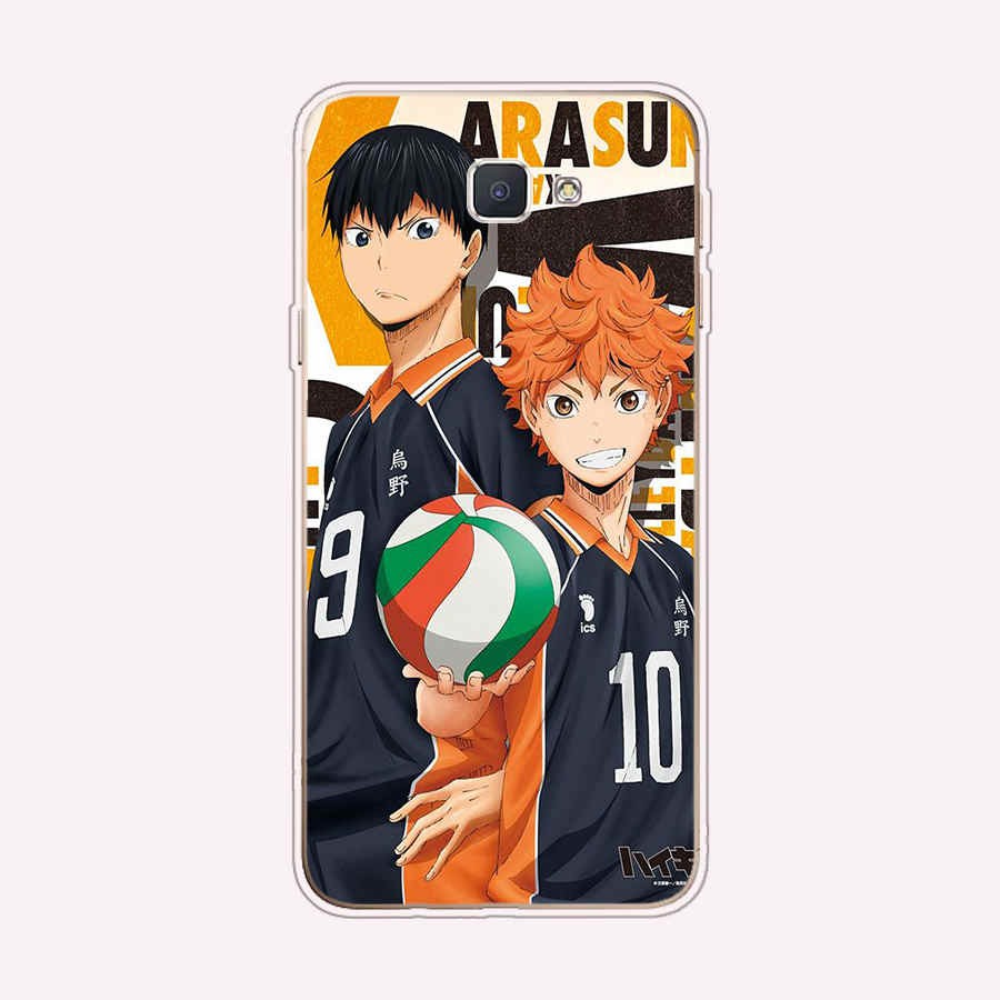 Ốp điện thoại silicon TPU mềm in anime Haikyuu Attacks cho Samsung Galaxy j5 2016 j6 2018 j7 2016 2017 J7 prime J7 Neo