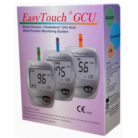 Que thử đường huyết Blood glucose máy đo đường huyết 3 chỉ số [Easy Touch ET322 Rossmax]