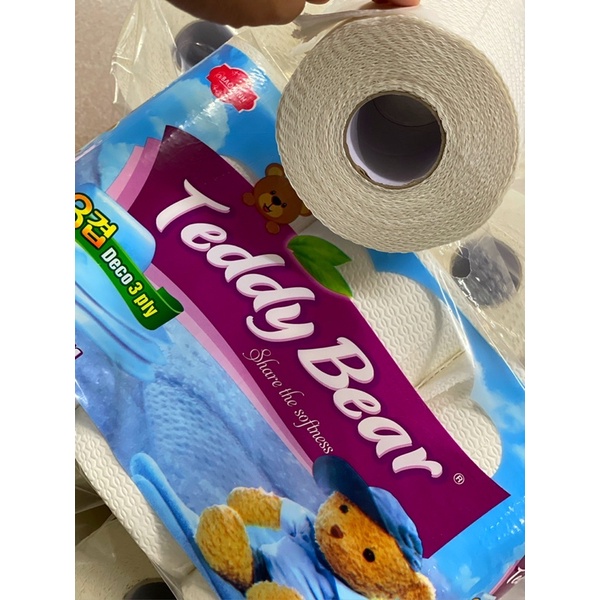 Combo 3 Cuộn Giấy Teddy Bear Kitchen Towel