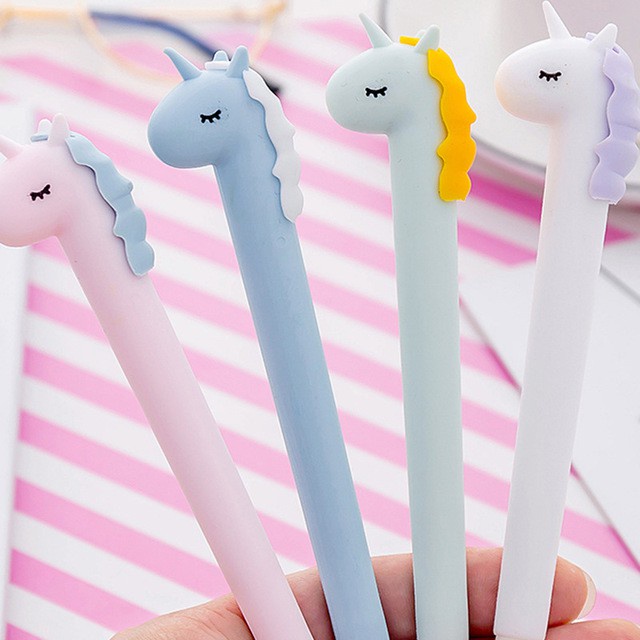 Bút Gel Mực Đen Hình Kỳ Lân Siêu Dễ Thương