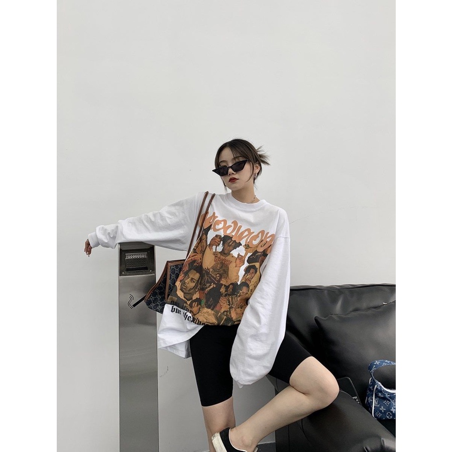 Áo Sweater Tay Dài Cổ Tròn Thiết Kế Mỏng Dáng Rộng Thiết Kế Mới Thời Trang Theo Phong Cách Mỹ Cho Nữ