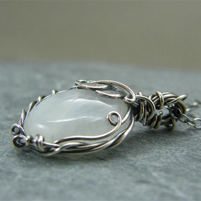 Vòng cổ Mặt Trăng Khuyết Đính Đá Thời Trang Cho Nữ