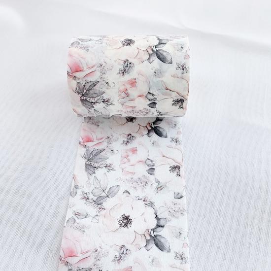 AM146  Cuộn washi Pink Camellia hãng The Washi Tape Shop - Chiết lẻ theo mét