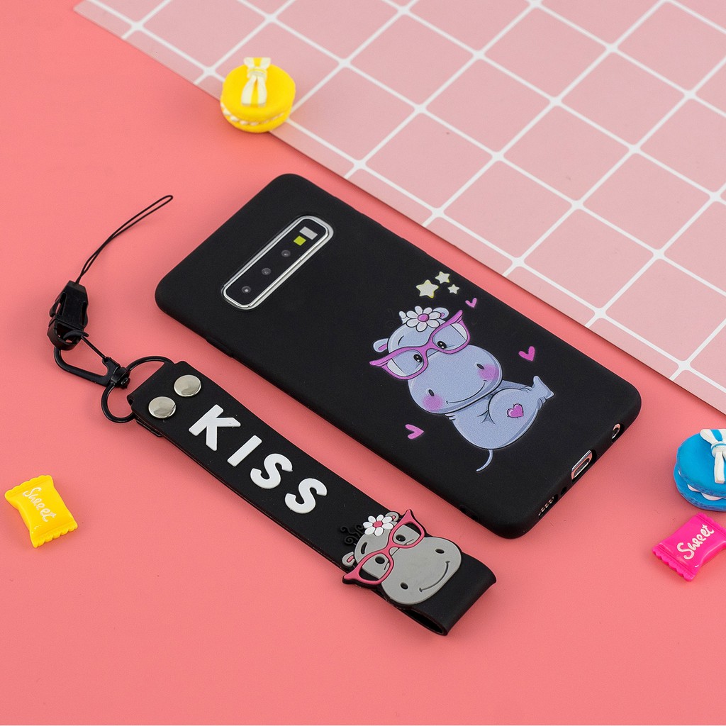 Ốp điện thoại bằng tpu hình gấu đáng yêu dành cho Samsung Note 8 S10 Plus S10e S10 5G | BigBuy360 - bigbuy360.vn