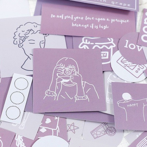 Bộ 40 Sticker phong cách Nitro hiện đại (SB05)