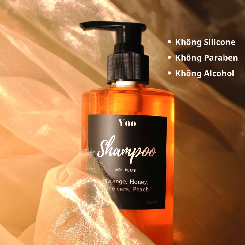 Dầu Gội Giữ Màu Nhuộm,  Siêu Kiềm Dầu Tóc Giảm Ngứa, Ngăn Gàu Cam Mật Ong Plus 350ml Organic Shampoo -  Yoo.haircare