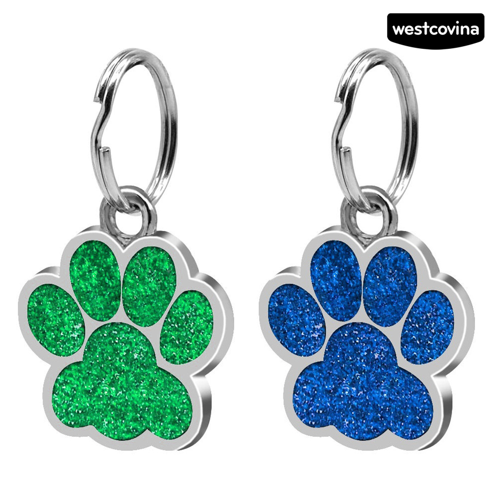 Thẻ Tên Hình Dấu Chân Cho Thú Cưng Siêu Bền