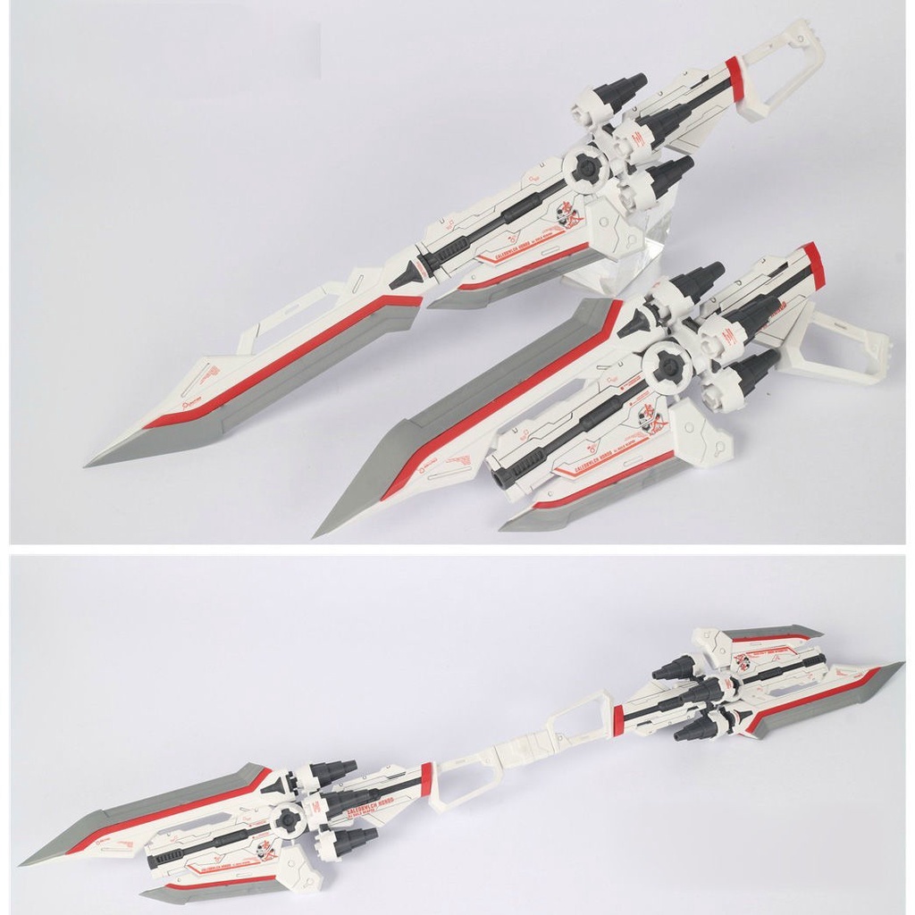 [] M3 mô hình 1/60 PG màu đỏ và xanh dị giáo kiếm ba lô vua kiếm vũ khí tấn công kiếm súng lắp ráp lắp ráp sửa đổi