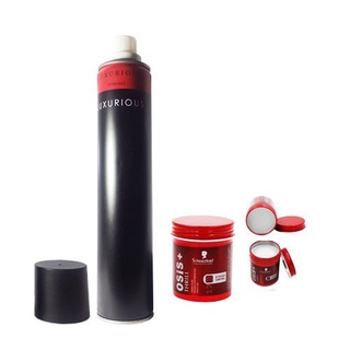 Combo Sáp vuốt tóc Osis, Gôm xịt tóc Luxurious