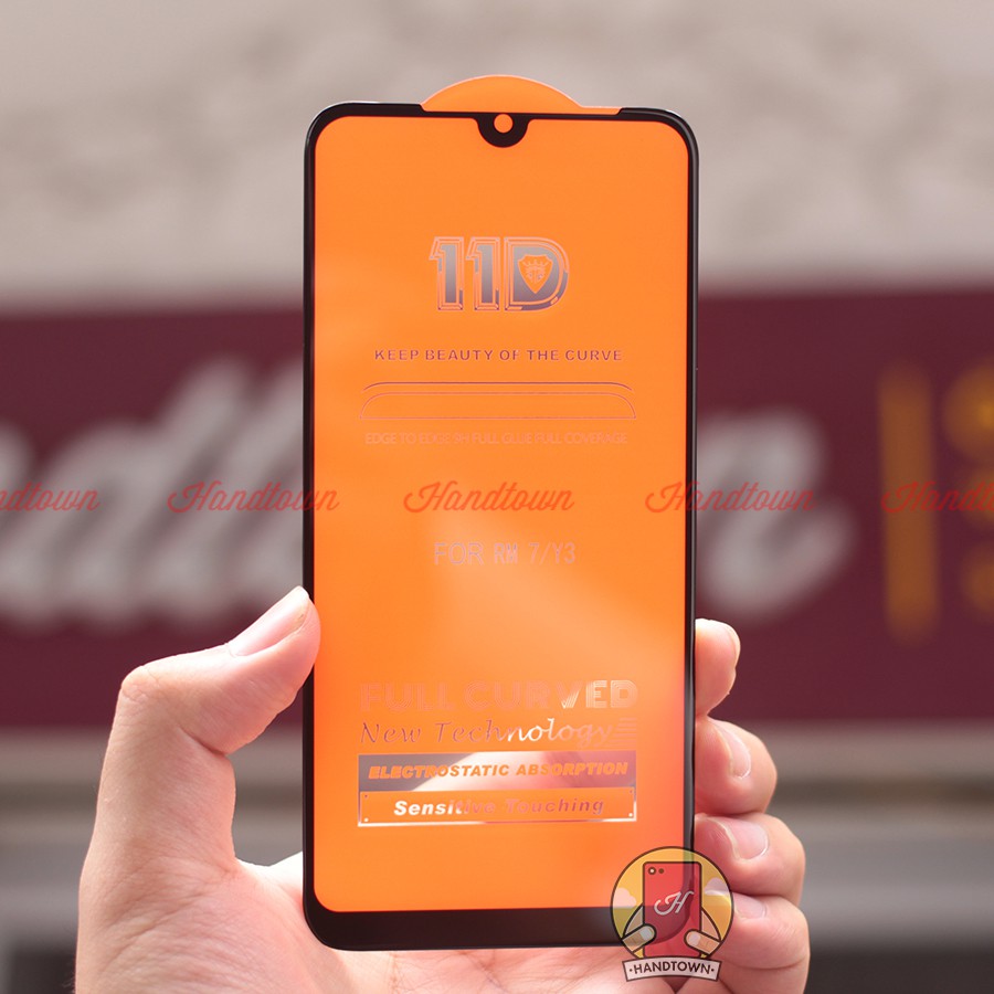 Kính Cường Lực 11D Xiaomi Redmi 7 Full Màn Đen MIETUBL