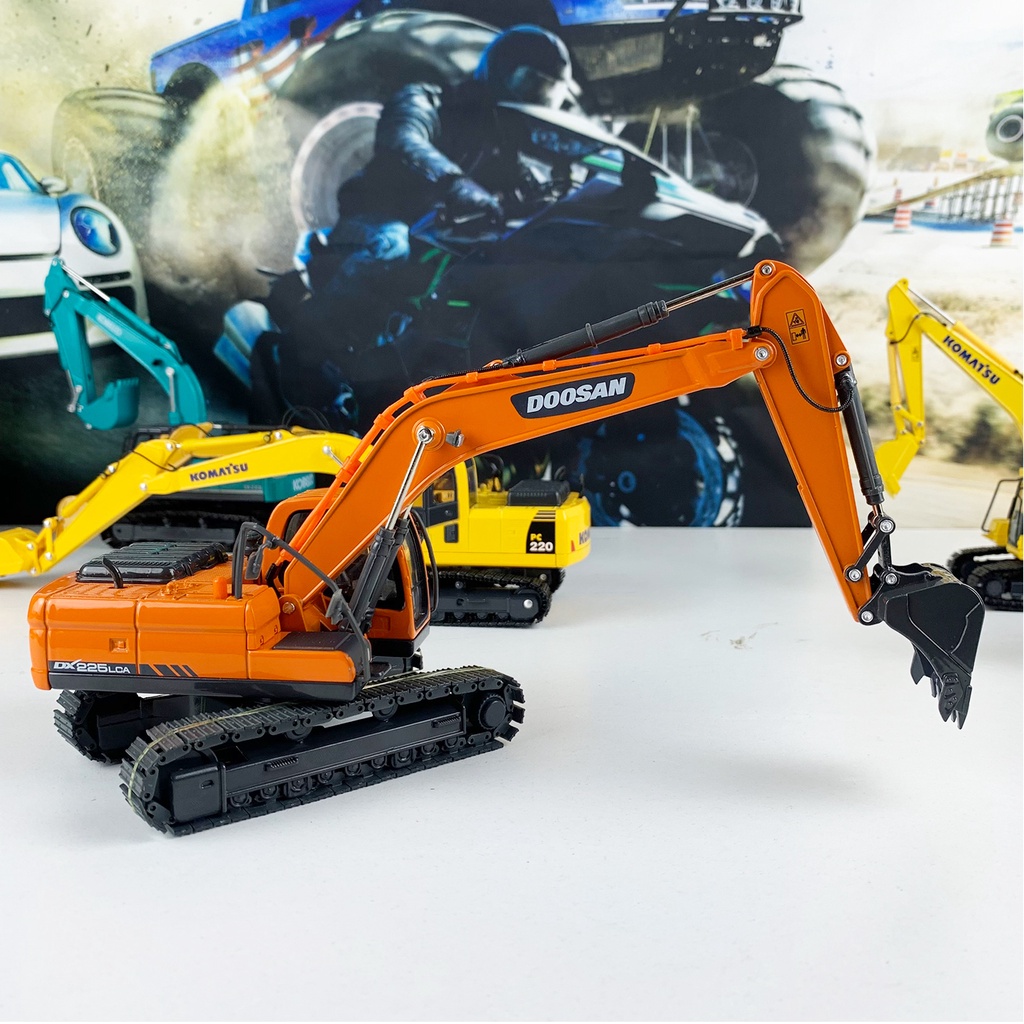 Mô hình máy xúc Komatsu, Kobelco, Doosan, CAT, Hitachi hàng chính hãng