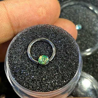 Khuyên tròn đá flash Titanium G23 [AnBodyPiercing]