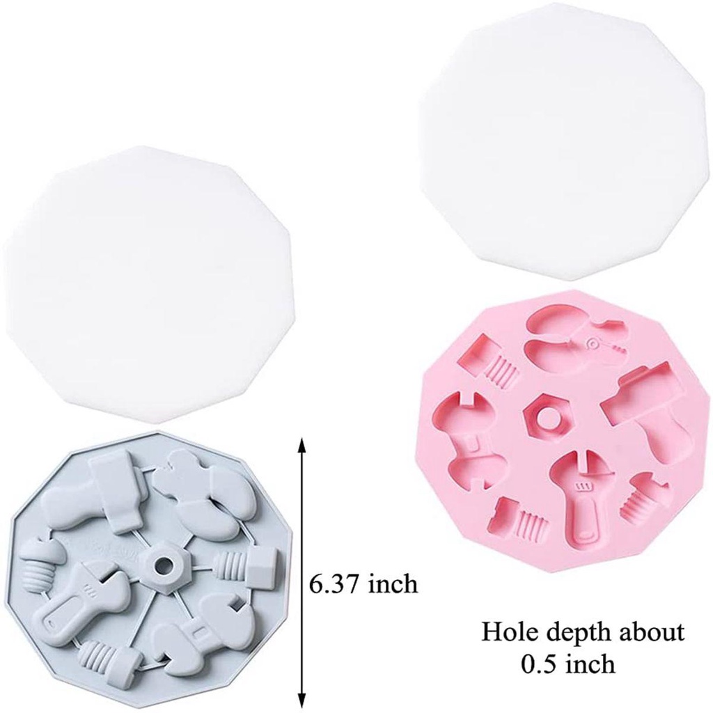 Khuôn Silicone Tạo Hình Làm Xà Phòng / Bánh Tráng Miệng DIY