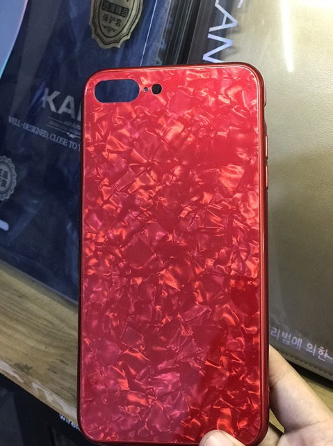 Ốp lưng kính vân đá 3D dành cho iPhone 6/7/6plus/8plus/X/Xsmax