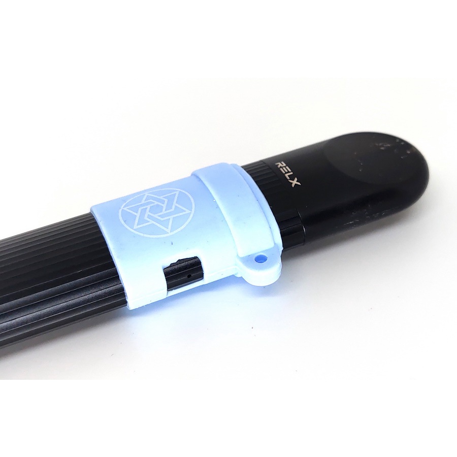 Vòng Silicon Dẹt 20mm đeo các loại thiết bị cầm tay nhỏ dạng dẹt có clip thực tế