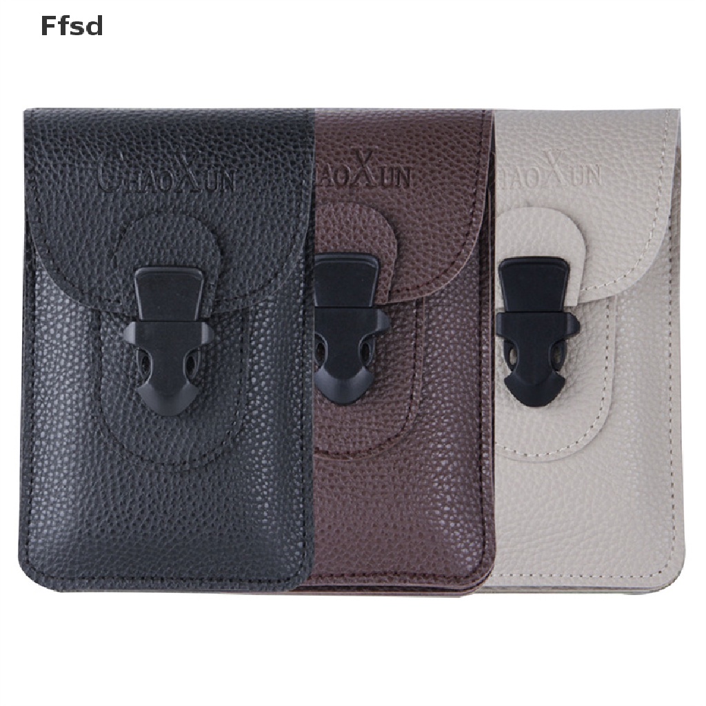 {Ffsd} Túi Da PU Đựng Điện Thoại Di Động Đeo Thắt Lưng Ngoài Trời Cho Nam * Bán Chạy