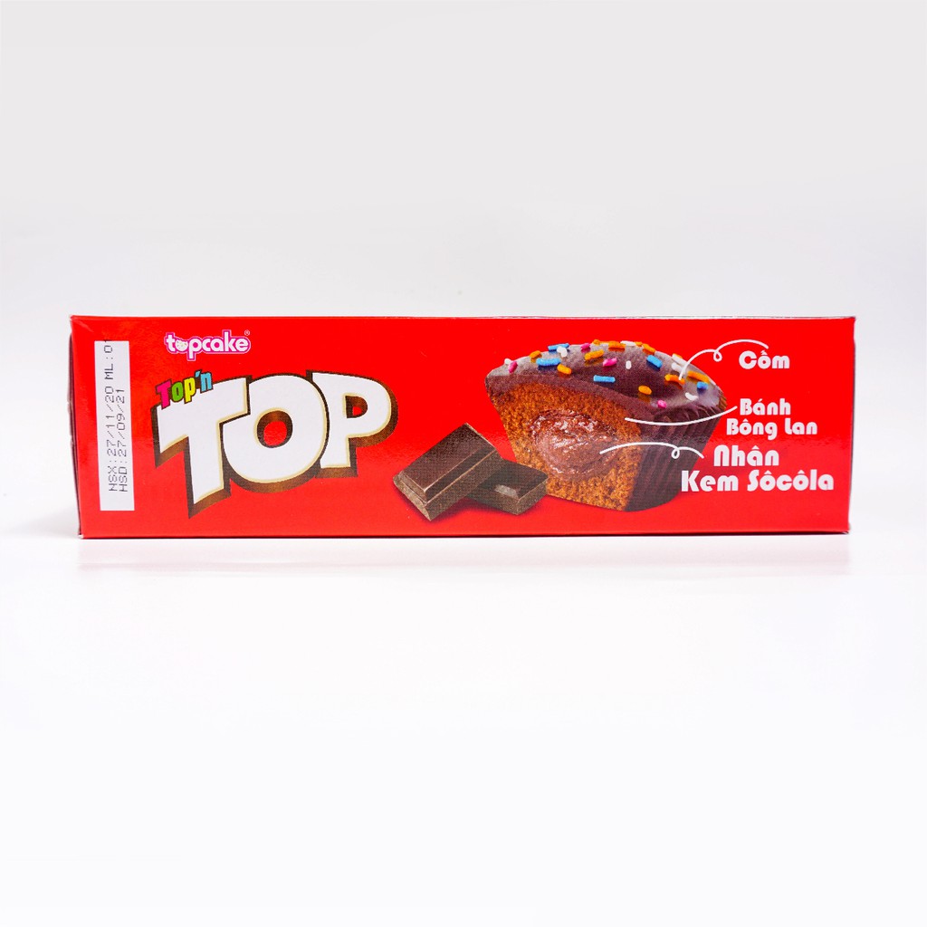 Bánh TOPCAKE Top'n top - Socola  (Hộp 180g)
