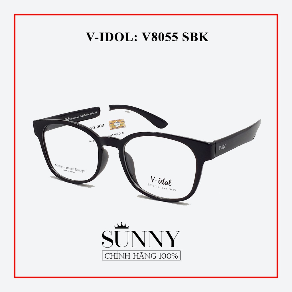 Gọng kính V-idol V8055 chính hãng, thiết kế dễ đeo bảo vệ mắt