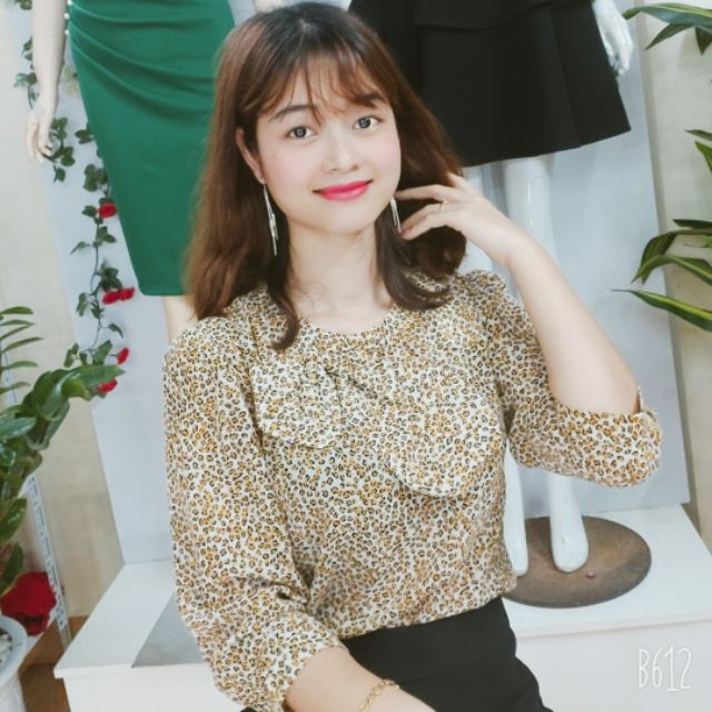 Sơ mi hoa nhí công sở A400.125