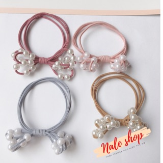 [ Set 3 ] Dây Cột Tóc Nơ nhiều hạt