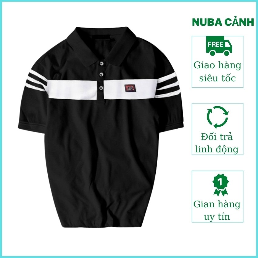 Áo thun nam nữ cổ bẻ cao cấp, ao phông chất vải polo, thấm hút mồ hôi 54 TAKA