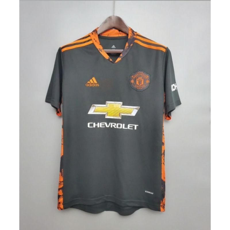 Áo Thủ Môn Jersey Mu Gk Goalkeeper 2020 / 2021 Futsal Cho Nam