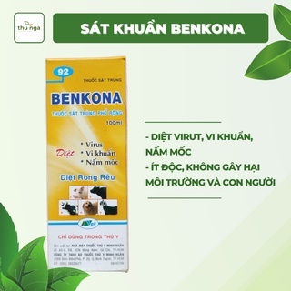 Sát Khuẩn BENKONA Khử Trùng Giá Thể, Đất Trồng