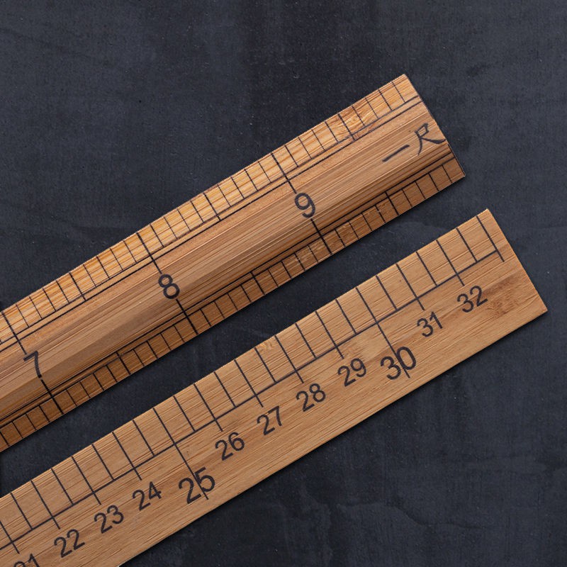 Thước đo may mặc bằng tre 1m 30cm rulmetmetmetmetia rulmetmetmetmetmetia 130cm cho thợ may đồ thủ công bằng gỗ mét phiên bản 30cm.08.04