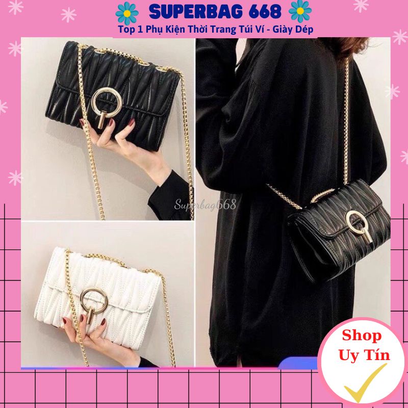 TÚI ĐEO CHÉO NỮ - TÚI NỮ ĐEO VAI MẪU MỚI KHÓA XIÊN SBP 453