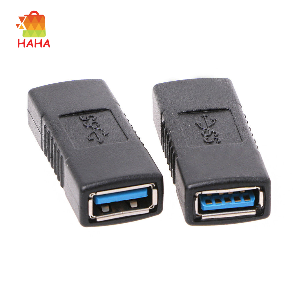 2pcs Usb 3.0 Type A Female To Female Connector