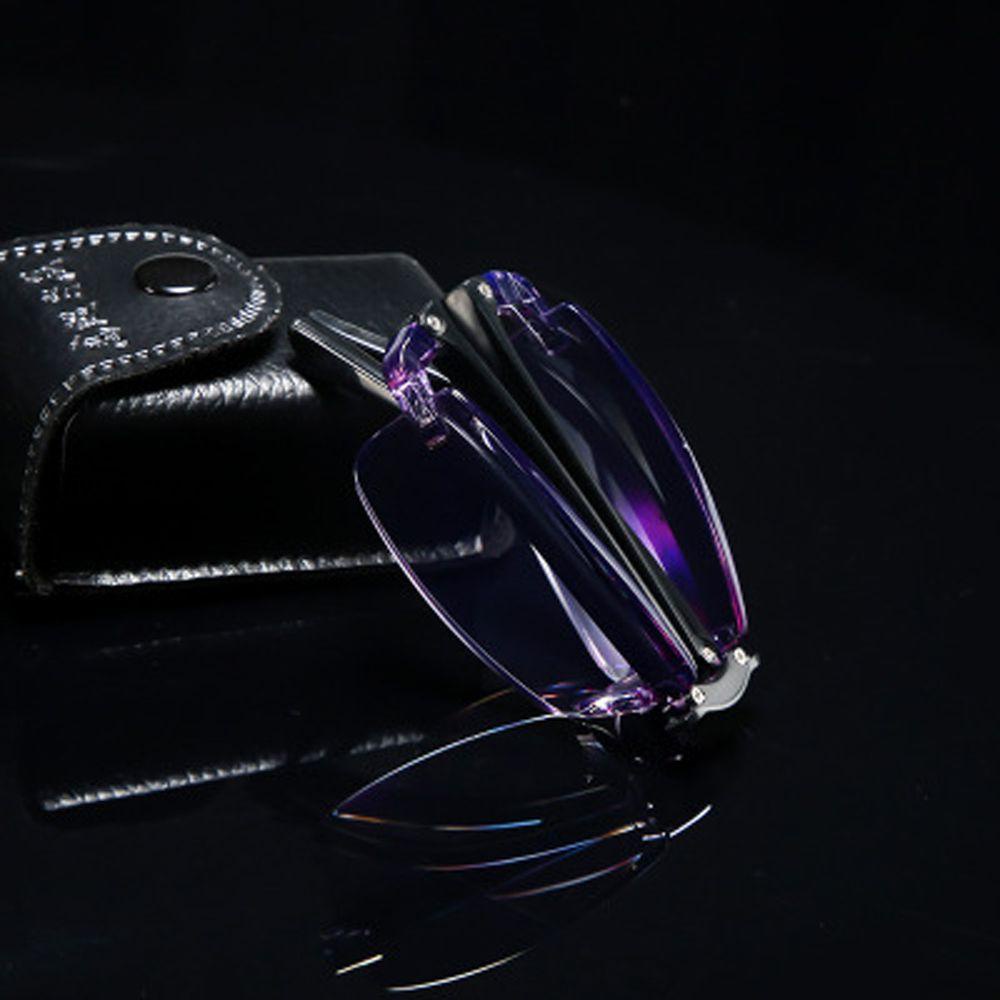 Kính Đọc Sách Chống Mỏi Mắt + 100 ~ + 400 Diopter Có Thể Gập Lại Tiện Dụng Cho Nam Và Nữ