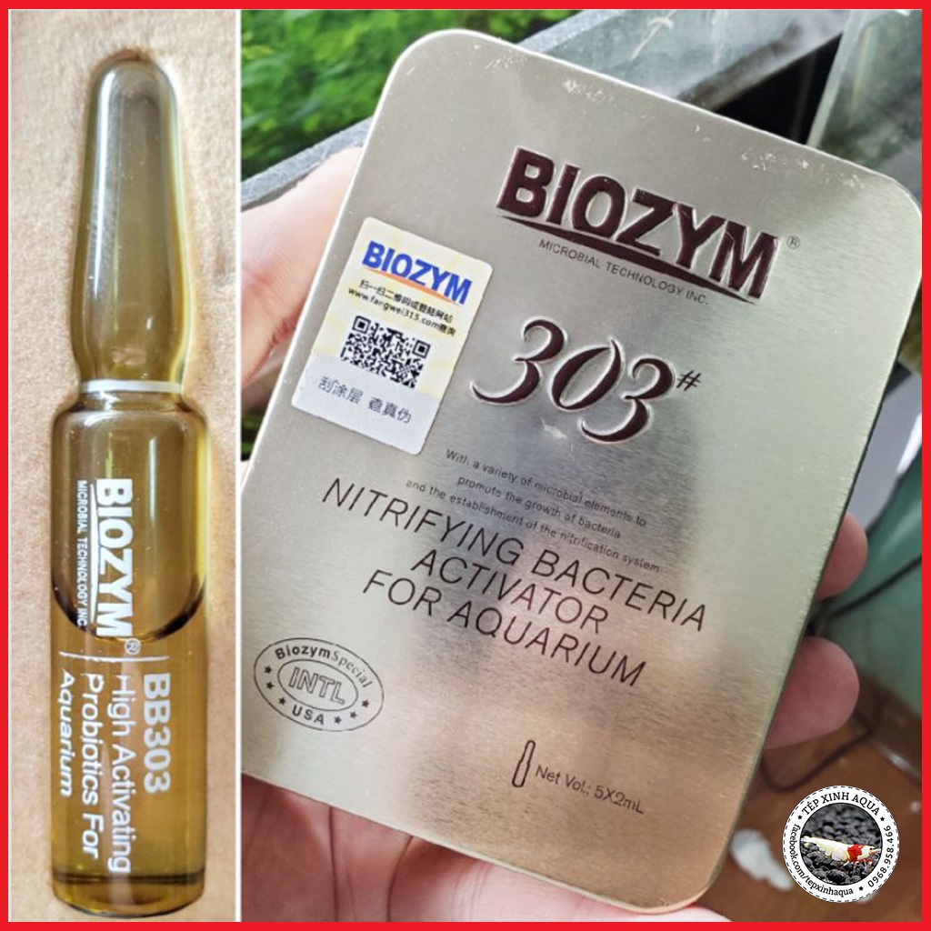 Vi sinh sống BioZym 303 - Vi sinh cá cảnh, tép cảnh