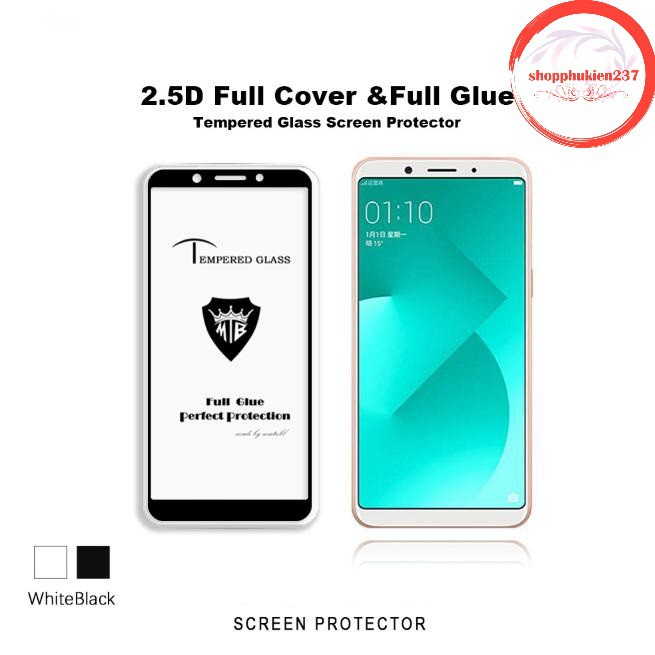 [Freeship toàn quốc từ 50k] OPPO A83 KÍNH CƯỜNG LỰC 5D FULL KEO TOÀN MÀN HÌNH, KHÔNG CHẤM LITI