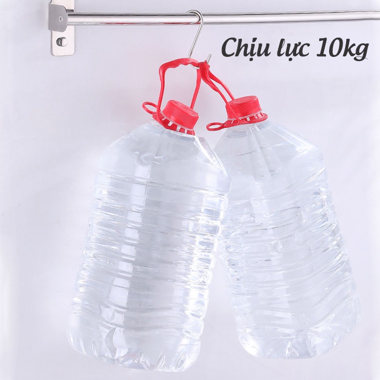 Móc treo đồ chữ S inox 304 treo quần áo chịu lực, đa năng loại dày (nhiều size)