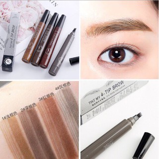 Bút chì kẻ mày phẩy sợi 4D chống nước cao cấp