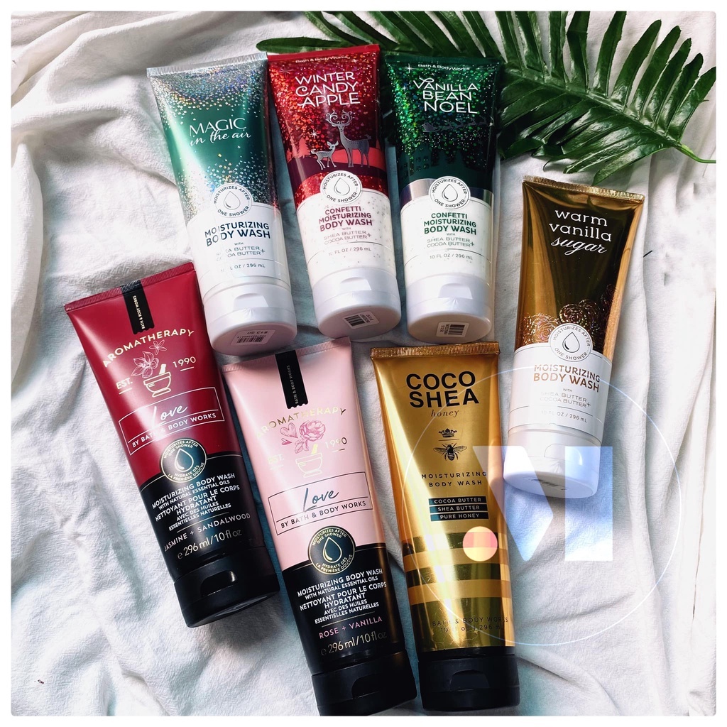Kem tắm dạng tuýp lưu hương mịn da Bath and Body Works 296ml