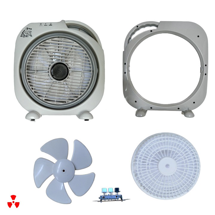 Bộ vỏ quạt hộp B2 ( 2 tấc )