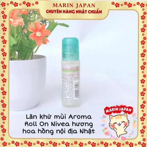 Lăn khử mùi, lăn nách 8x4 Aroma Roll On Nivea mẫu mới Nhật Bản