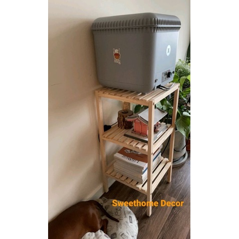 Kệ gỗ vuông 3 tầng ✅ 100% gỗ thông tự nhiên ✅
