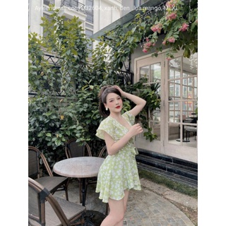 Set váy hoa cúc kèm quần