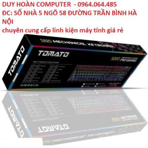 hàng chính hãng -  MUA bàn phím cơ TOMATO S220 - TẶNG NGAY BÀN DI CHUỘT GAMING