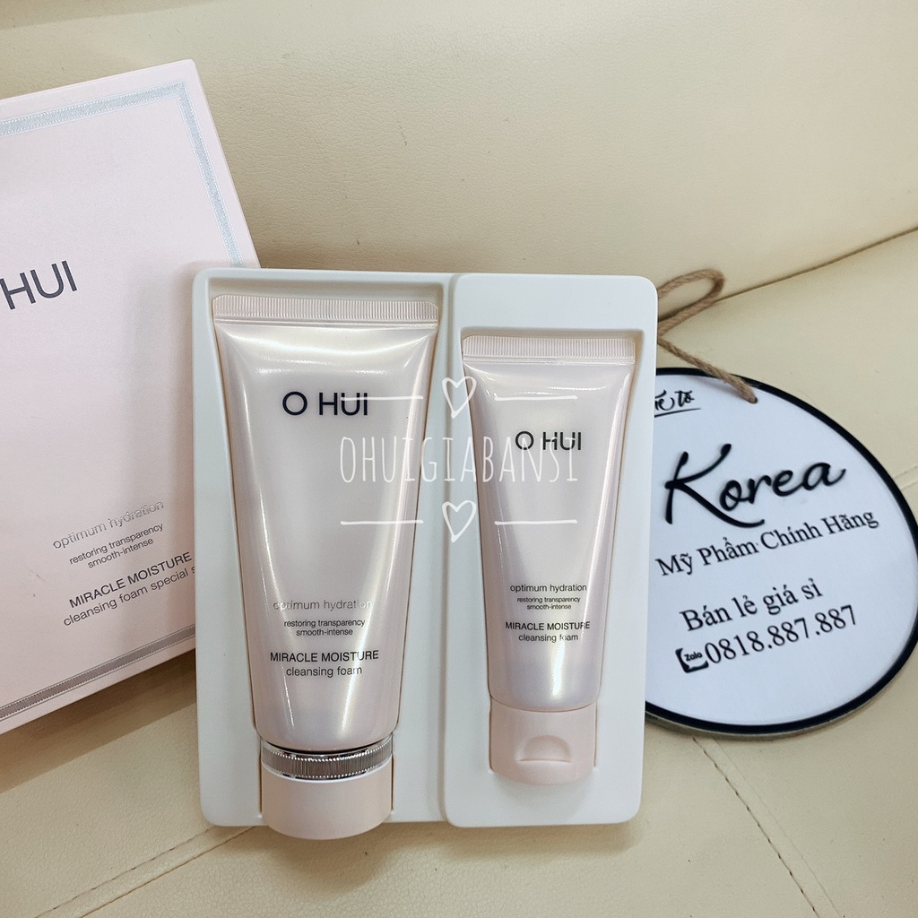 Sữa rửa mặt Ohui hồng Miracle