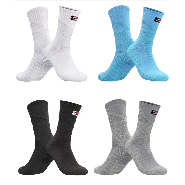 Tất vớ thể thao Chống trơn cao cổ nam giới Sport 8 Full màu size 39-45